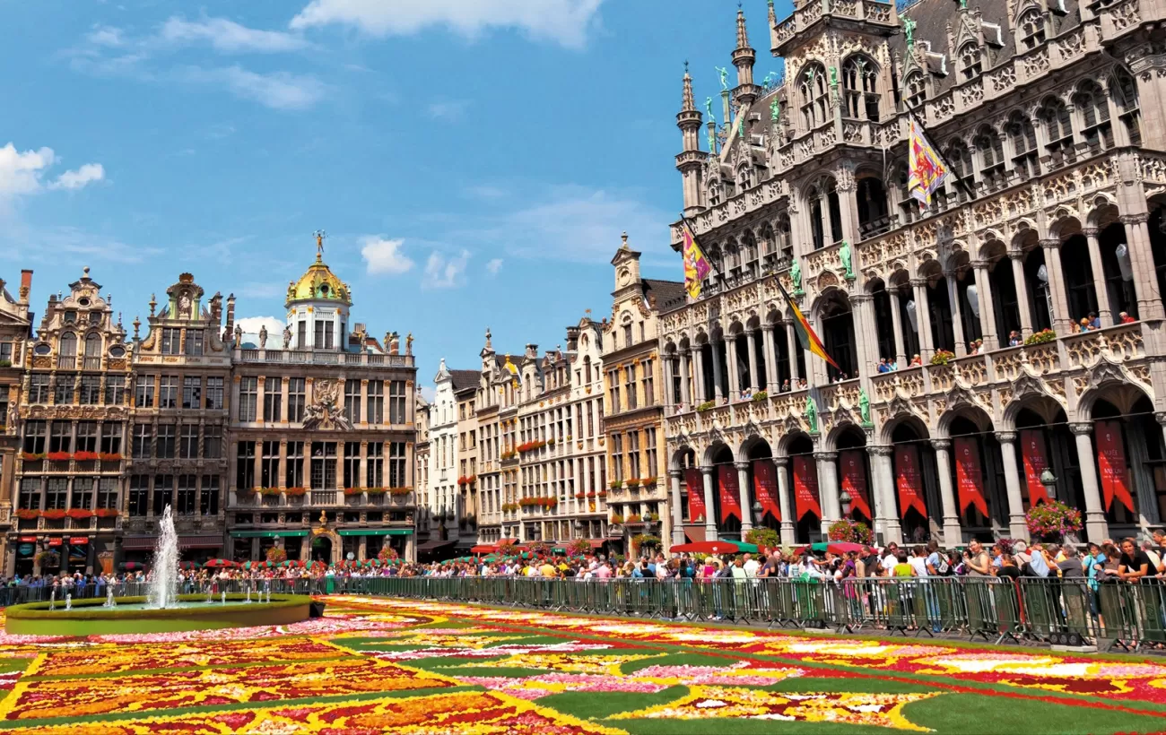 A vibrant and beautiful square in Holland