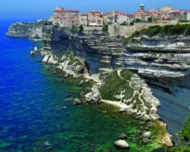 The beautiful coast of Corsica.