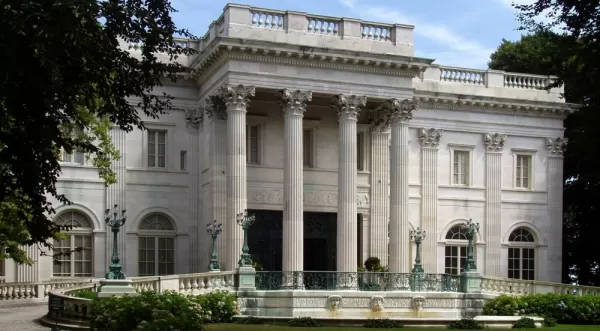 Take a tour of the Marble House in Newport.