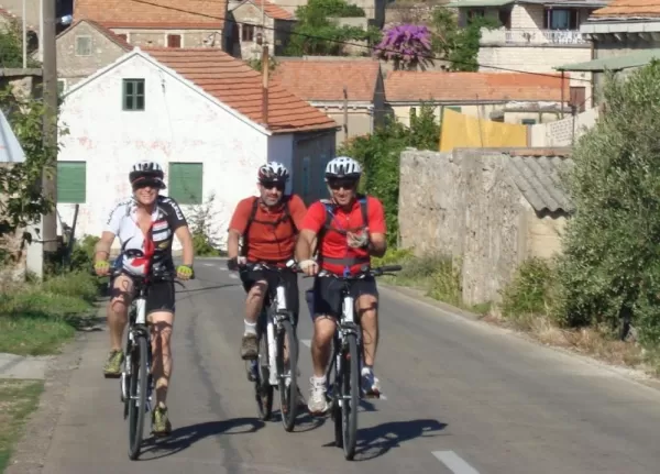Biking through Croatia 