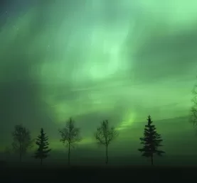 The beauty of the Aurora Borealis.