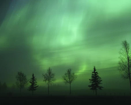 The beauty of the Aurora Borealis.