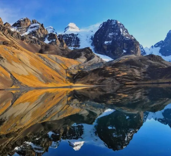 Gorgeous reflections on the Bolivia trek