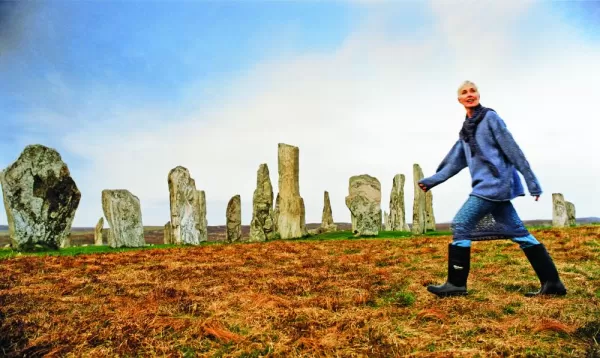 Hiking through the unique Stones of Callanish.