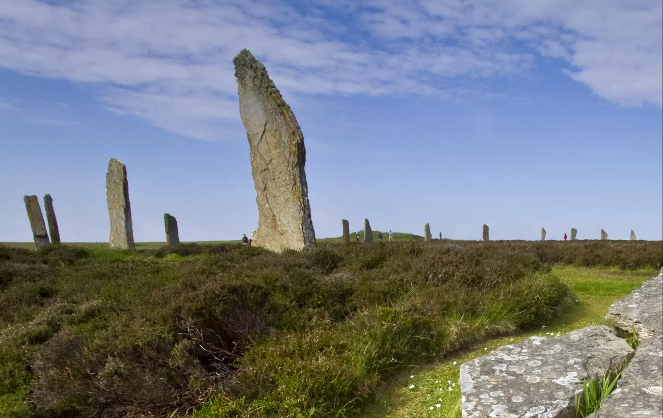 Ring of Brodgar is a unique stone circle in Scotland.