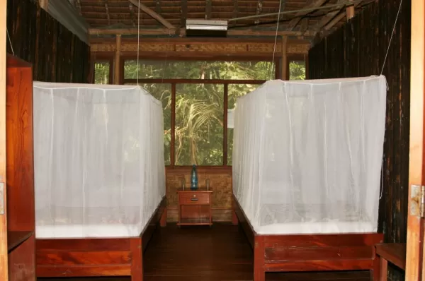 Comfortable accomodations in the rainforest at Chalalan Ecolodge