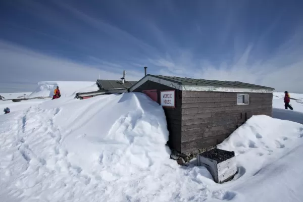 A Base camp on Antarctica.