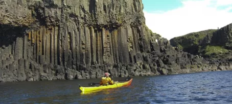 Kayaking in Scotland.