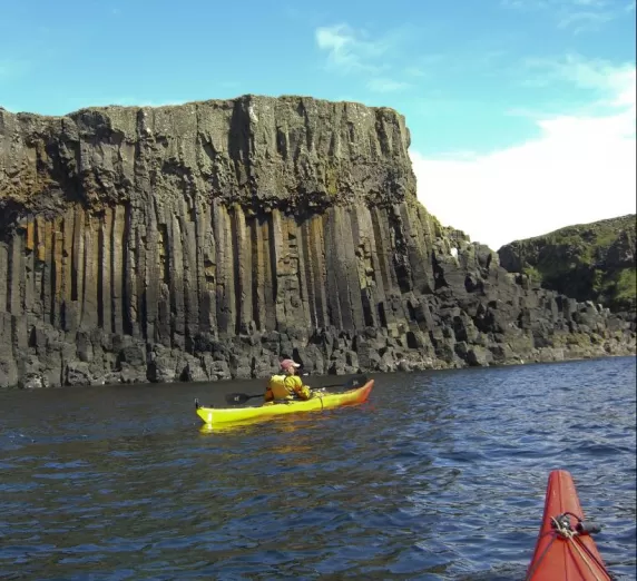 Kayaking in Scotland.