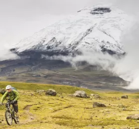 Incredible mountain biking trails in the Cotopaxi region of Ecuador