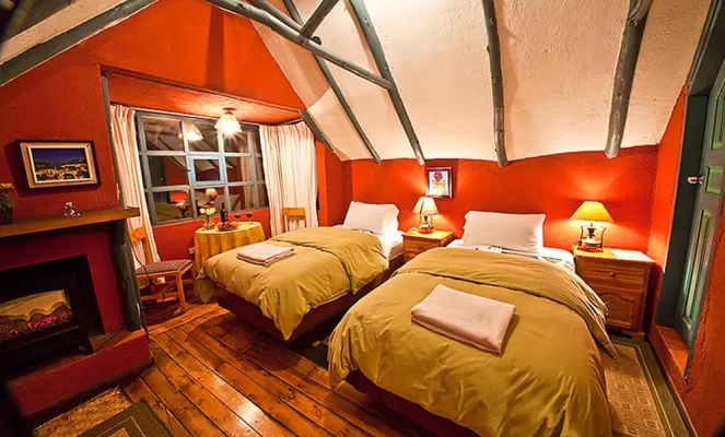 A double room at Hacienda El Porvenir