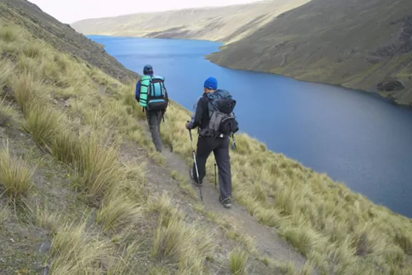 Trekking through the incredible Bolivian landscape
