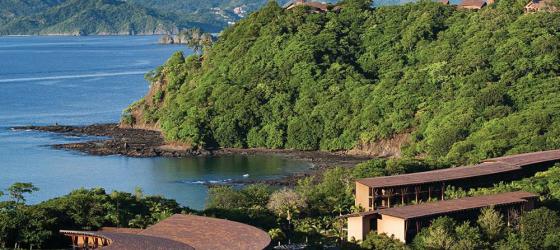 The coast around the Papagayo Resort.