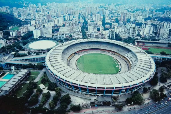 Estadio do Maracana, the soccer stadium in Rio de Janeiro, will host the World Cup in 2014!