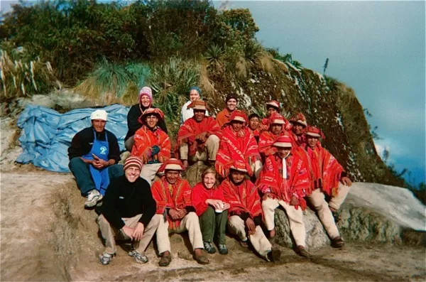 Our Inca Trail group and invaluable porters in Peru