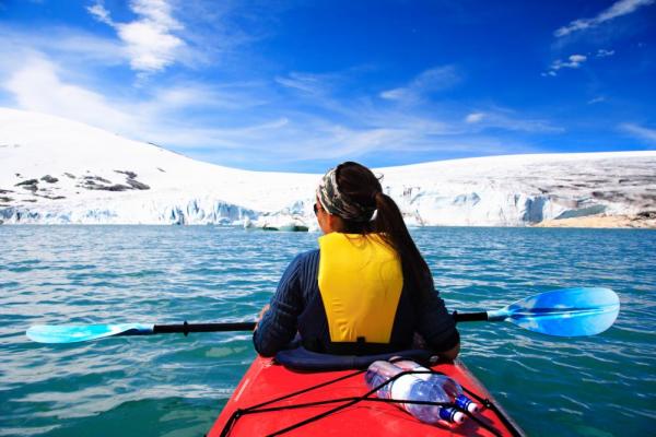 Kayak quiet waters as you sail to remote coves