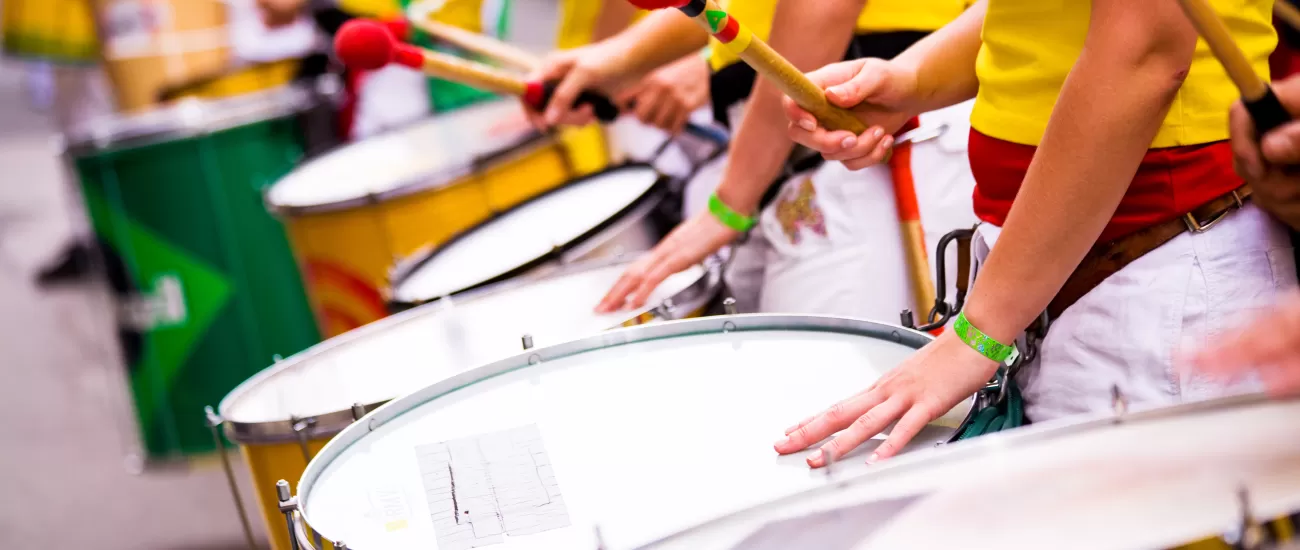 Listen to the cultural steel-drums of Brazil