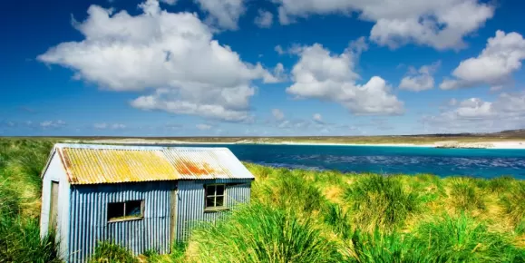 The pristine and remote landscape of the Falkland Islands