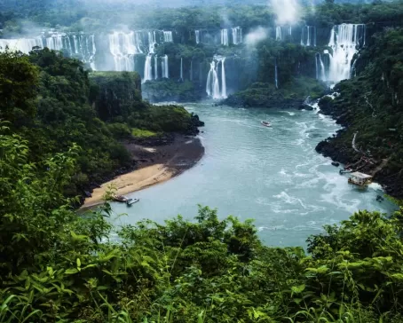 Marvel at the thundering power of Iguazu Falls