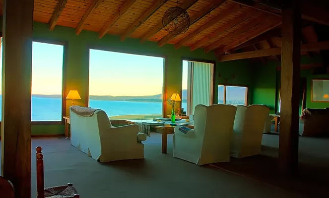 Relax and enjoy the view in the loft.