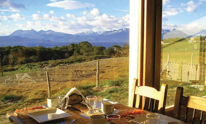 Dining with a view at the Tierra de Leyendas.