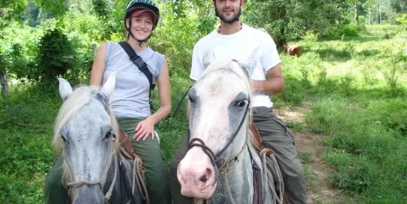 Horseback ride at Selva Bananito