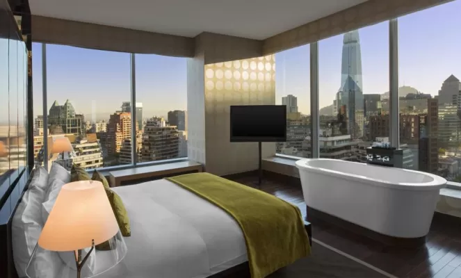 The view from this luxurious E WOW Suite will surely make for a memorable stay.