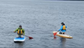 Paddle board around Alaska while on a cruise