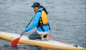 Paddle boarding is a unique and fun activity