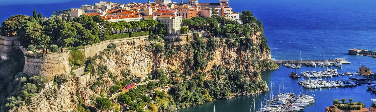 Part Of The Beautiful French Riviera Monaco Sits High On A Cliff Part Of The Beautiful French Riviera Monaco Sits High On A Cliff