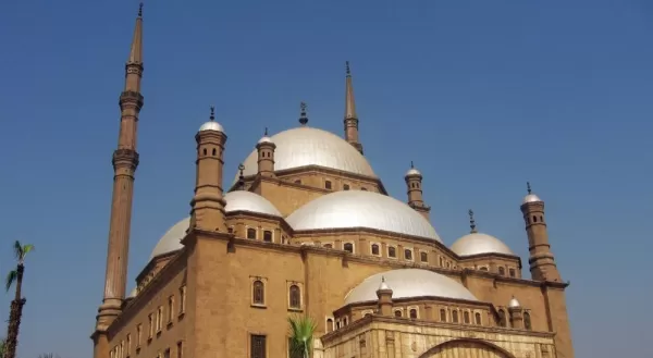 The Mohammed Ali Alabaster Mosque in Cairo.
