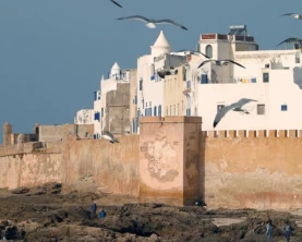 A view of the architecture of Morocco.