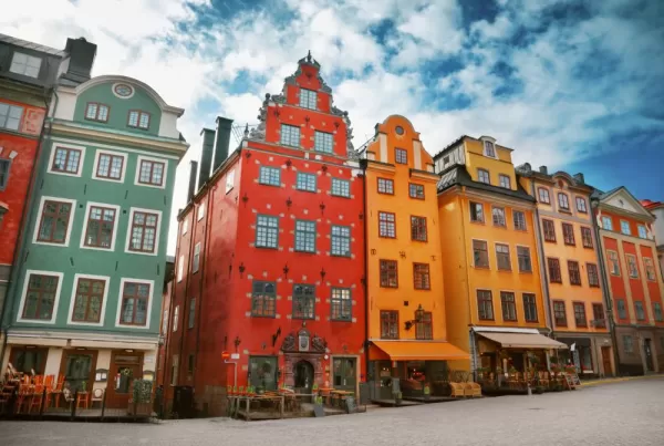 Enjoy the unique and colorful architecture of Stockholm