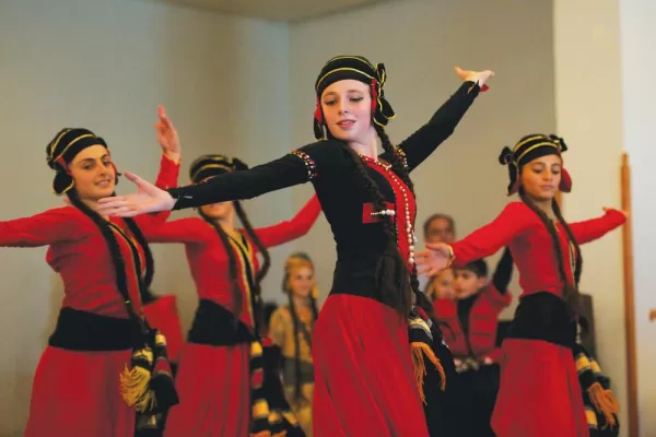 Traditional dancers around the Black Sea