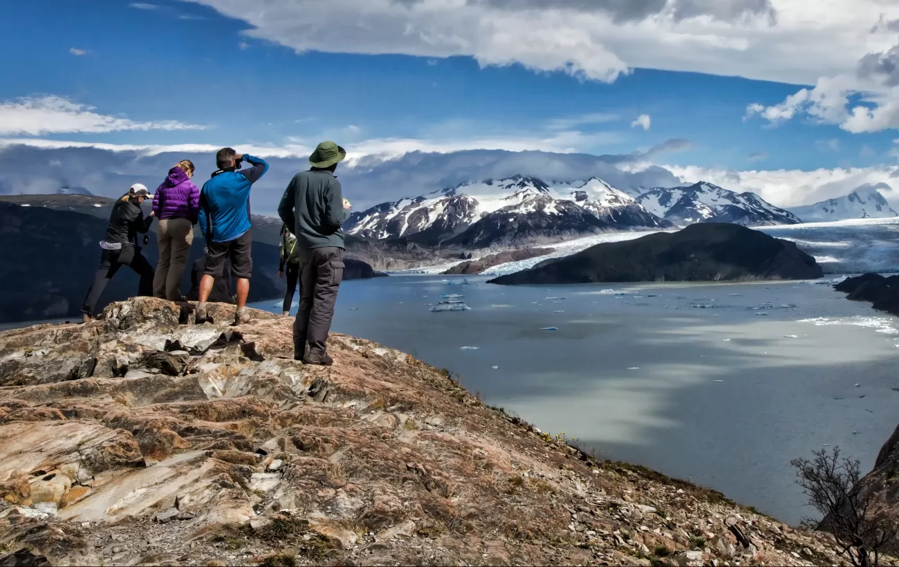 What a view of the landscape in Patagonia