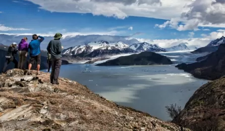 What a view of the landscape in Patagonia