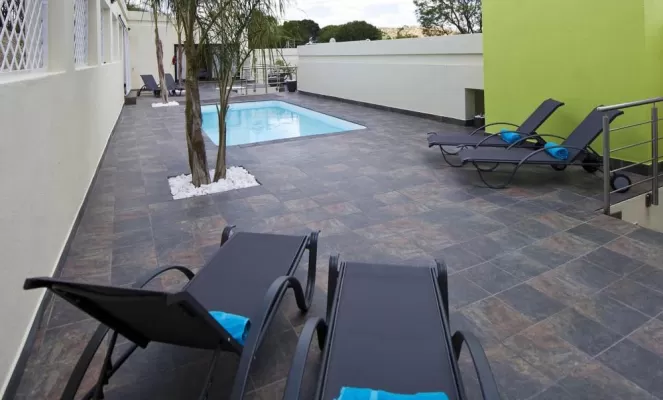 Relax by the pool at the Africa Safari at Galton House