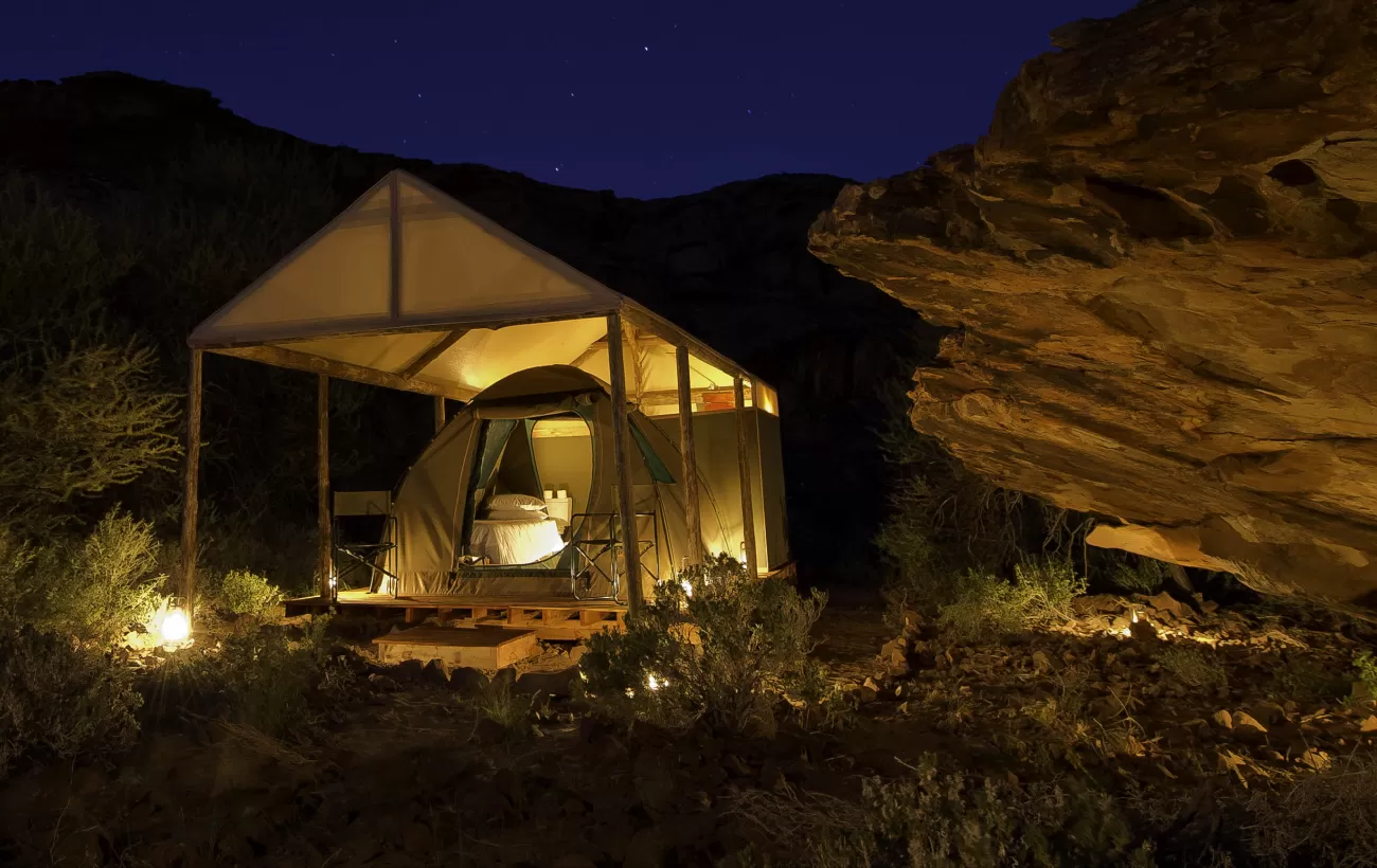 Camp in style with Damaraland Adventurer Camp