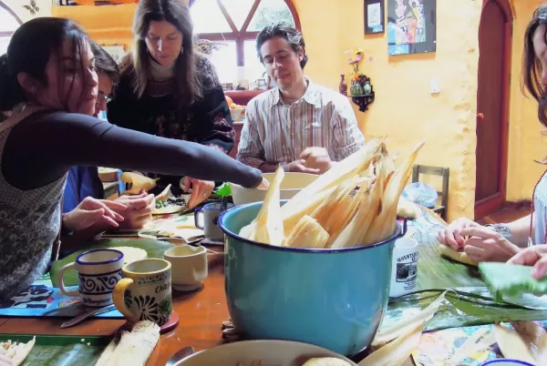 Take a tamale cooking class while on your culinary adventure.