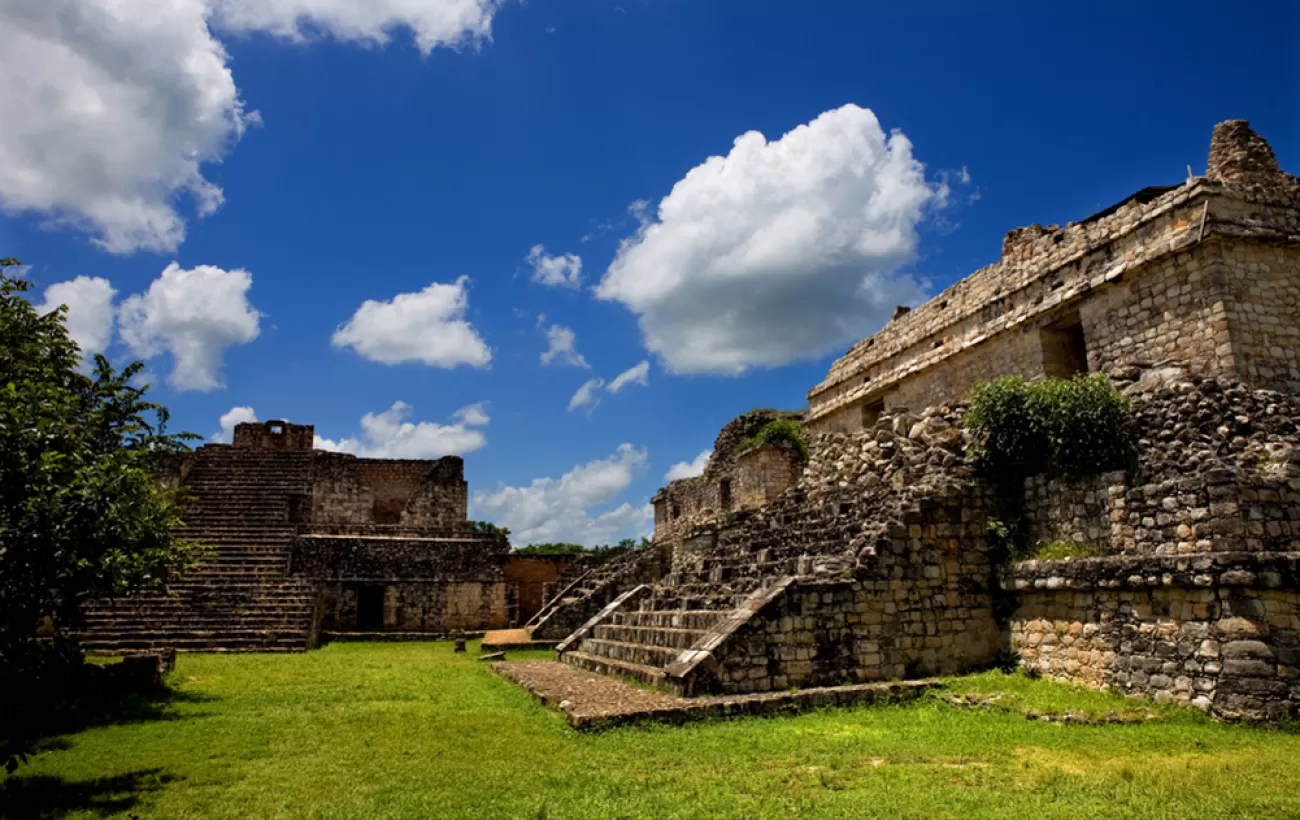 Ek' Balam is a collection of Mayan ruins.