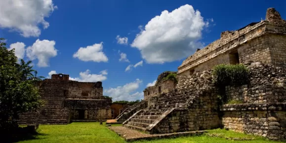 Ek' Balam is a collection of Mayan ruins.