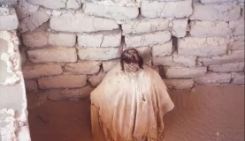 A mummy in traditional burial cloth