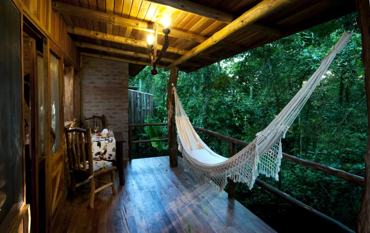 Enjoy complete relaxation in a hammock