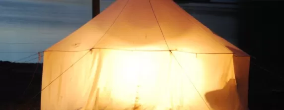 Relax in your yurt at Torngat Base Camp