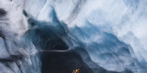 Kayak alongside glaciers on your Alaskan cruise