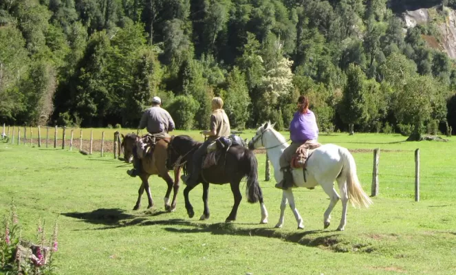 Enjoy a horseback ride while staying at Campo Aventura