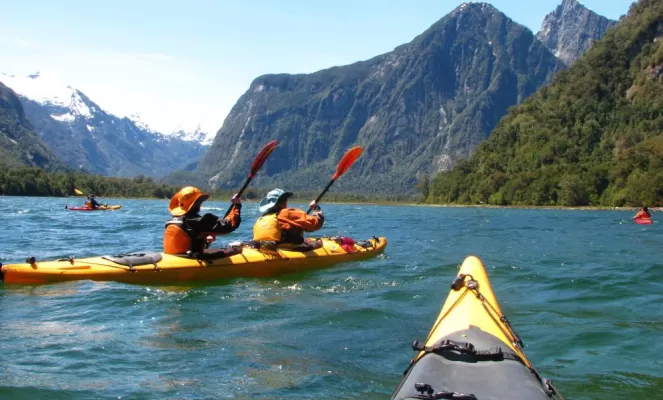 Campo Aventura provides opportunities for some excellent kayaking