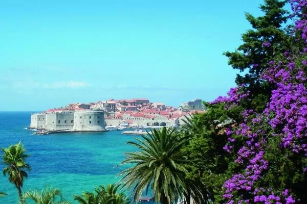 Historic Dubrovnik sits along the azure Mediterranean Sea