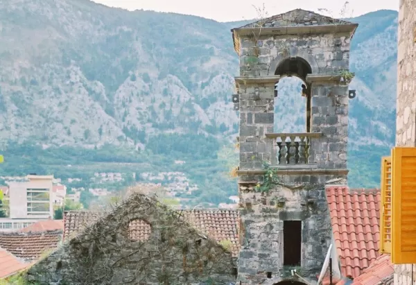 Your tour may include a visit to this abandoned church in Kotor, Montenegro