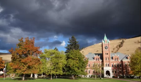 University of Montana campus view